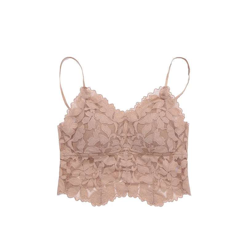 Gothic Lace Trim Camisole