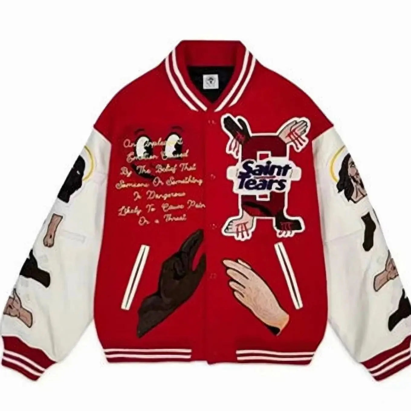 Vintage Patchwork Varsity Jacket