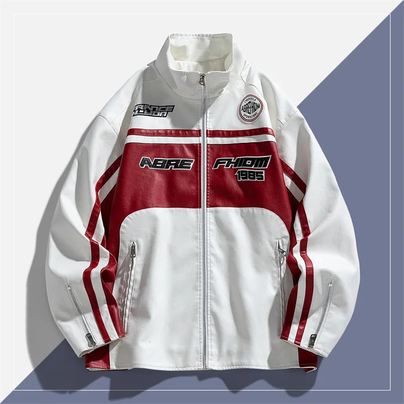 Retro Motorcycle Leather Jacket