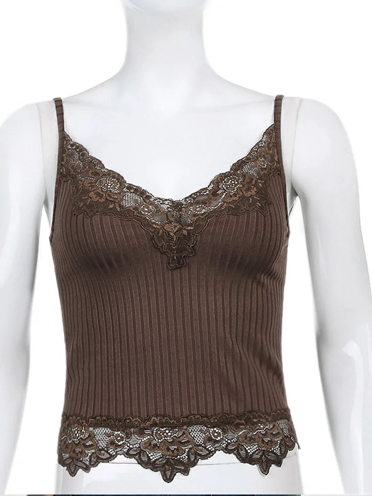Backless Lace Slip Dress