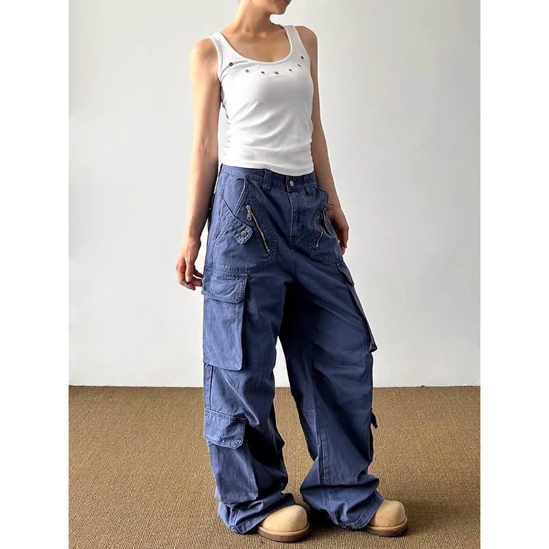 Gothic Y2K Baggy Cargo Jeans