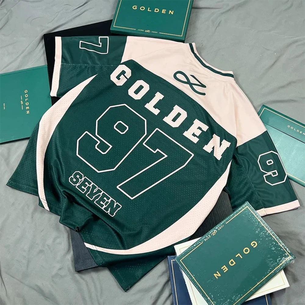 Y2K Golden 97 Mesh Jersey