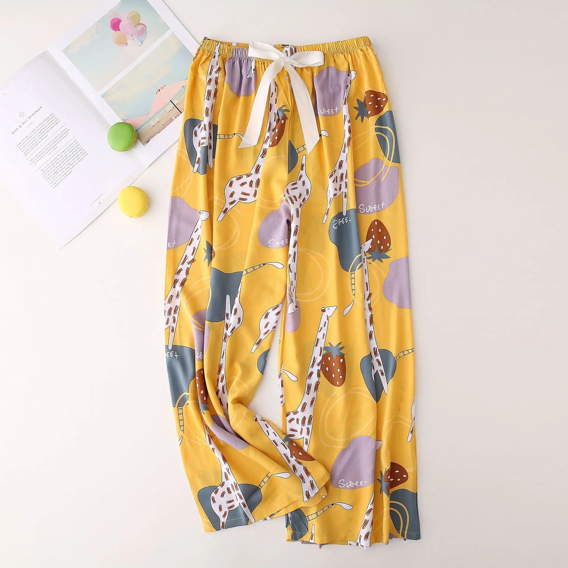 Cotton Crepe Lounge Pants
