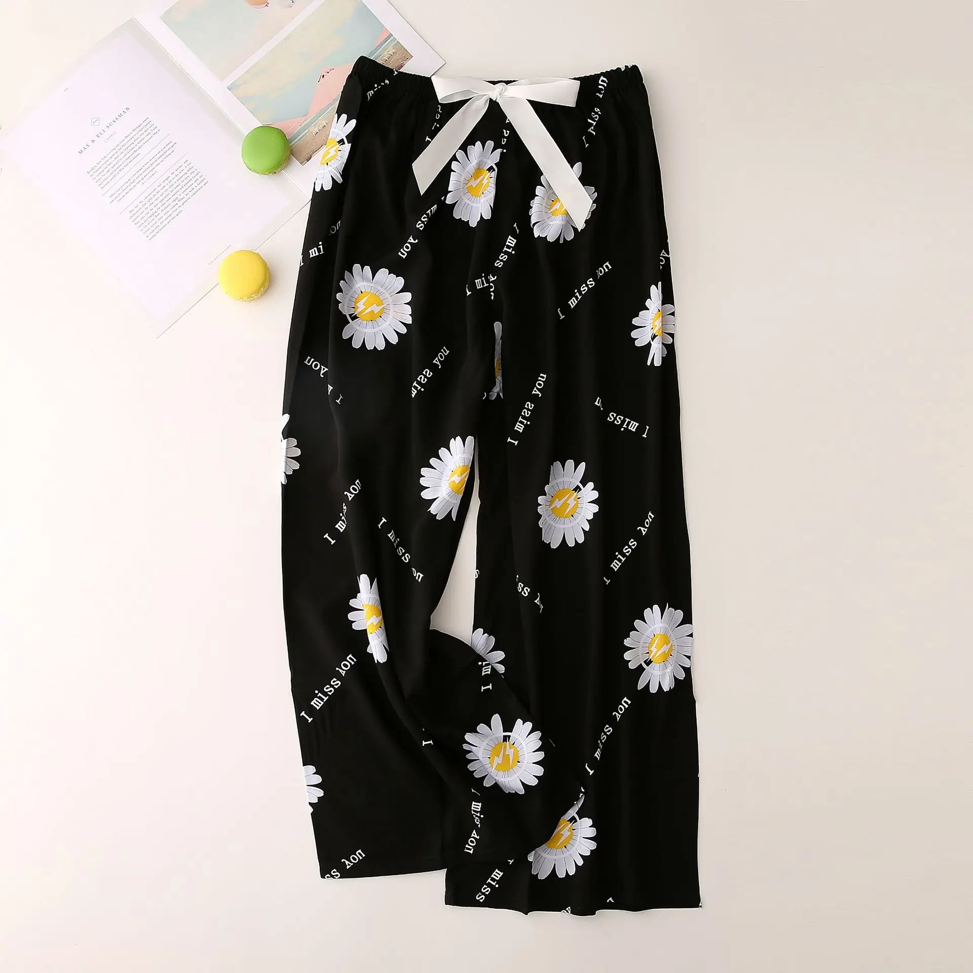 Cotton Crepe Lounge Pants