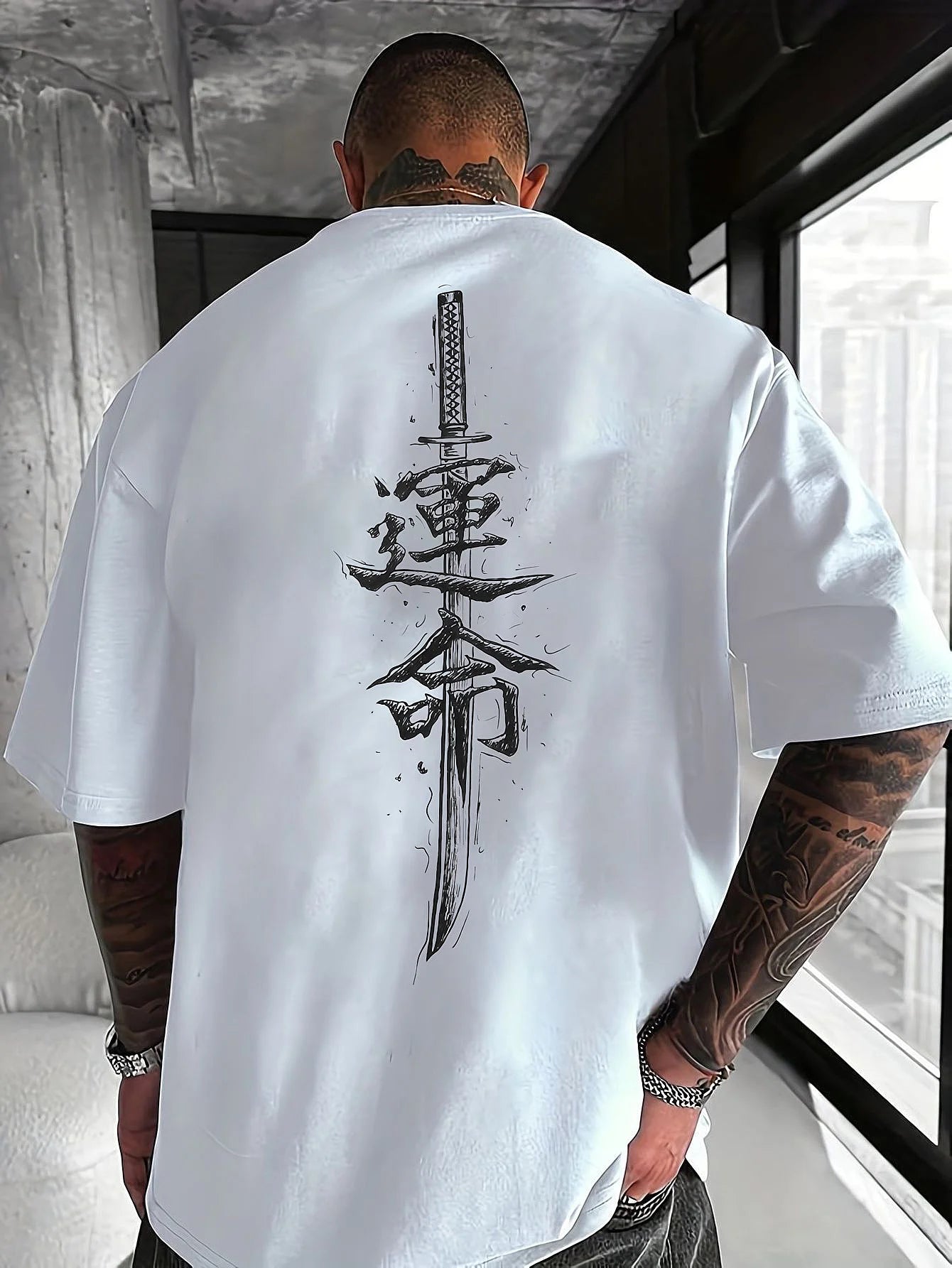 Samurai Sword Graphic Tee
