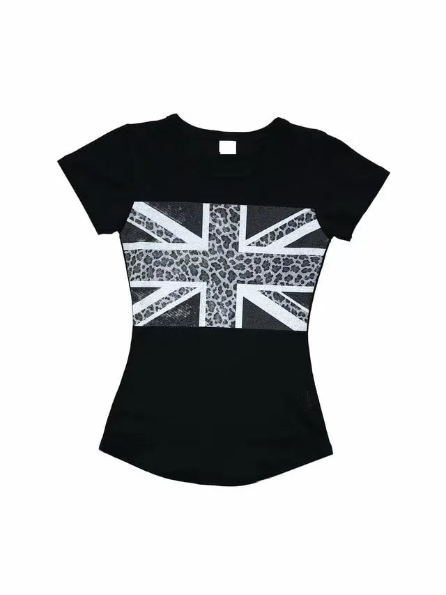 Leopard Print Slim T-Shirt