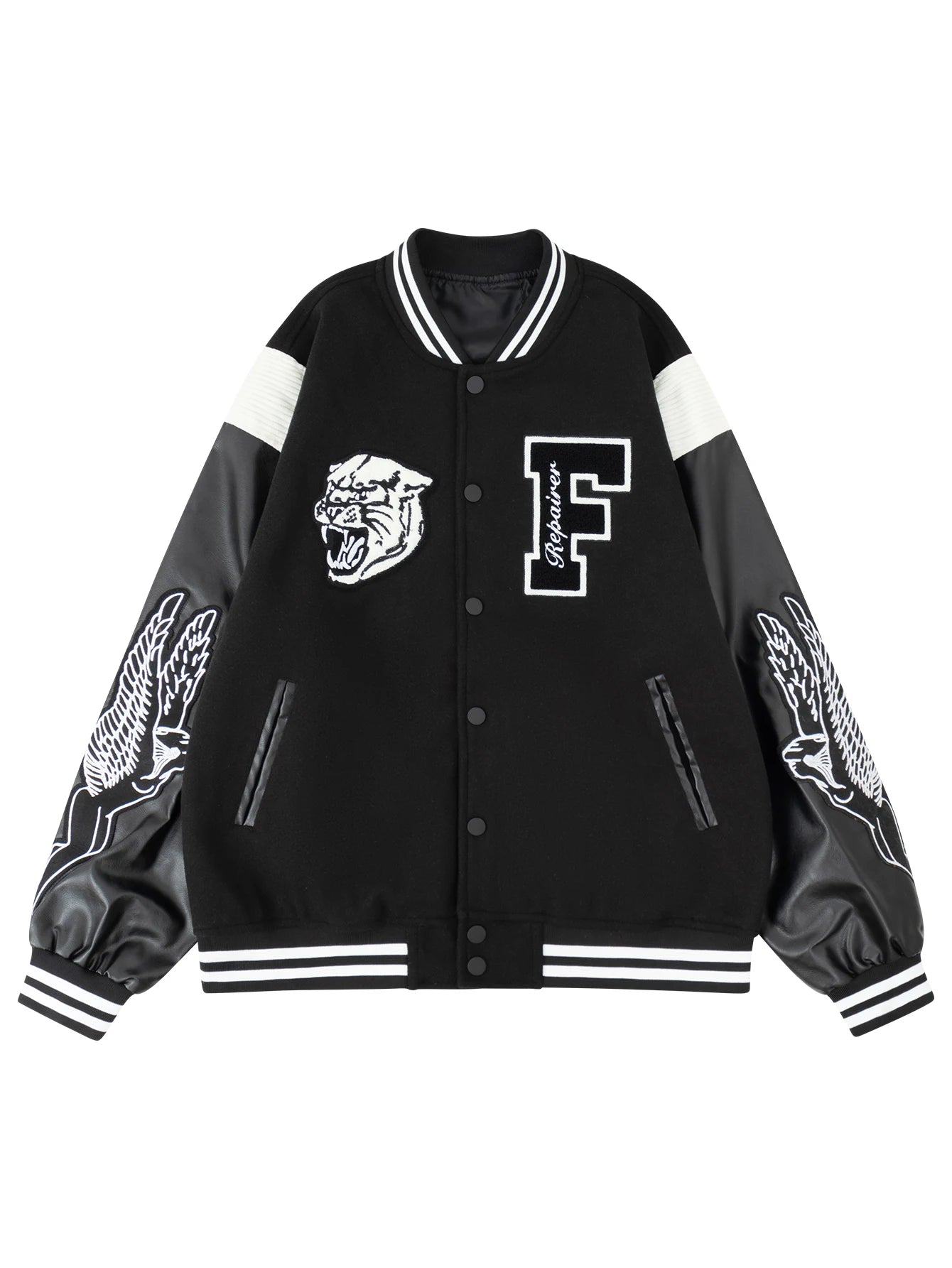 Vintage Letterman Bomber Jacket