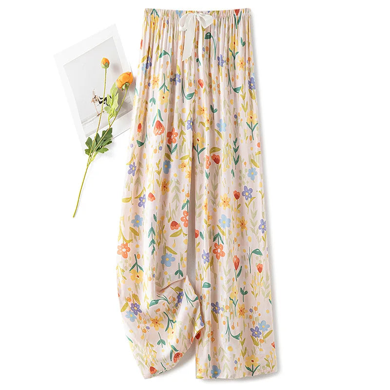 Cotton Crepe Lounge Pants