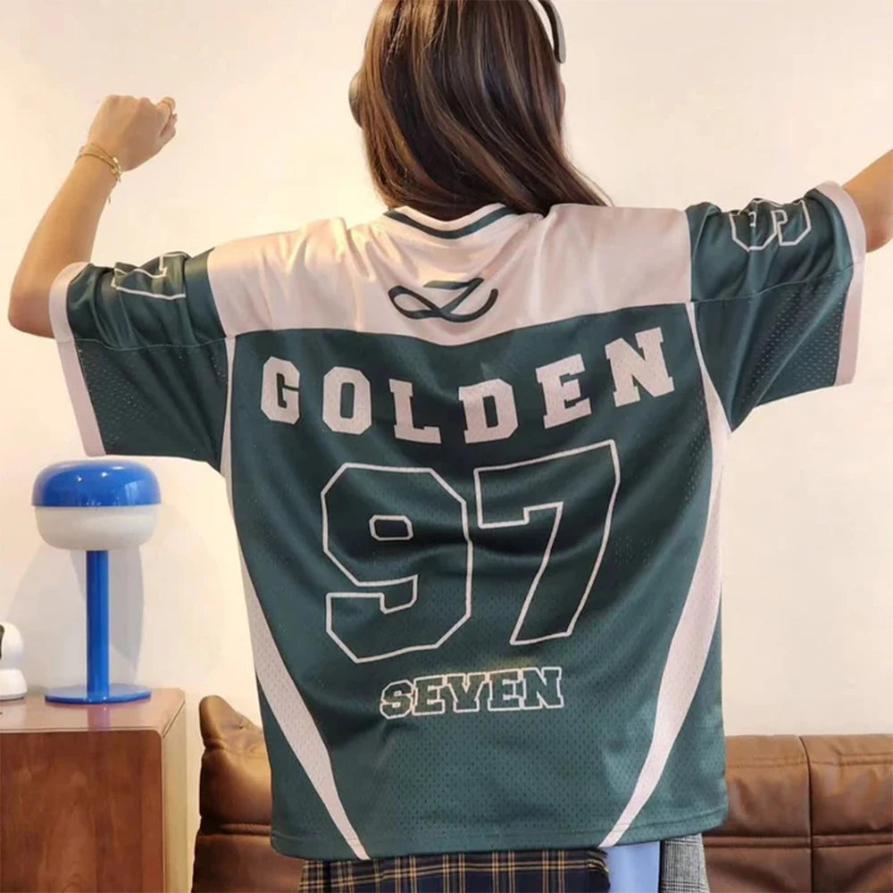 Y2K Golden 97 Mesh Jersey