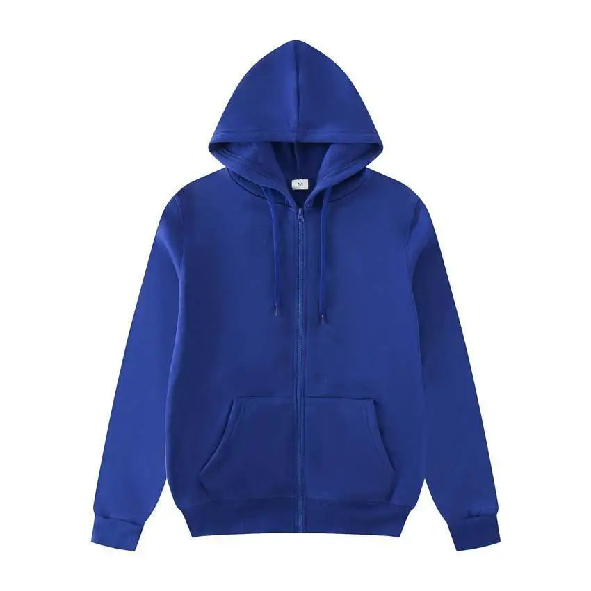 Black Oversized Zip Hoodie