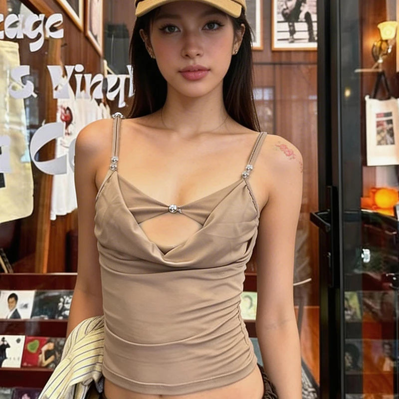 Hollow Out Sleeveless Top