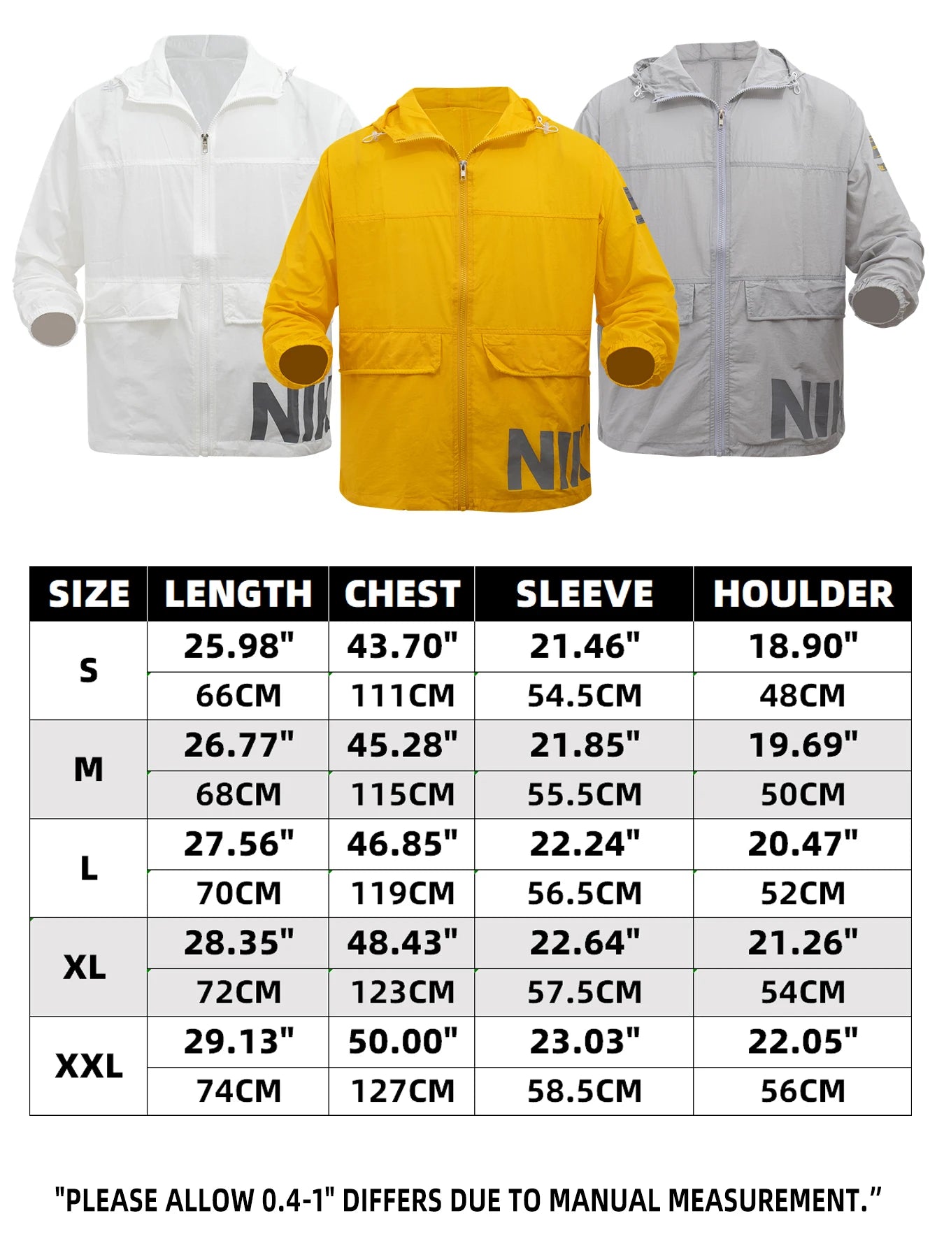 UV Protection Hooded Windbreaker