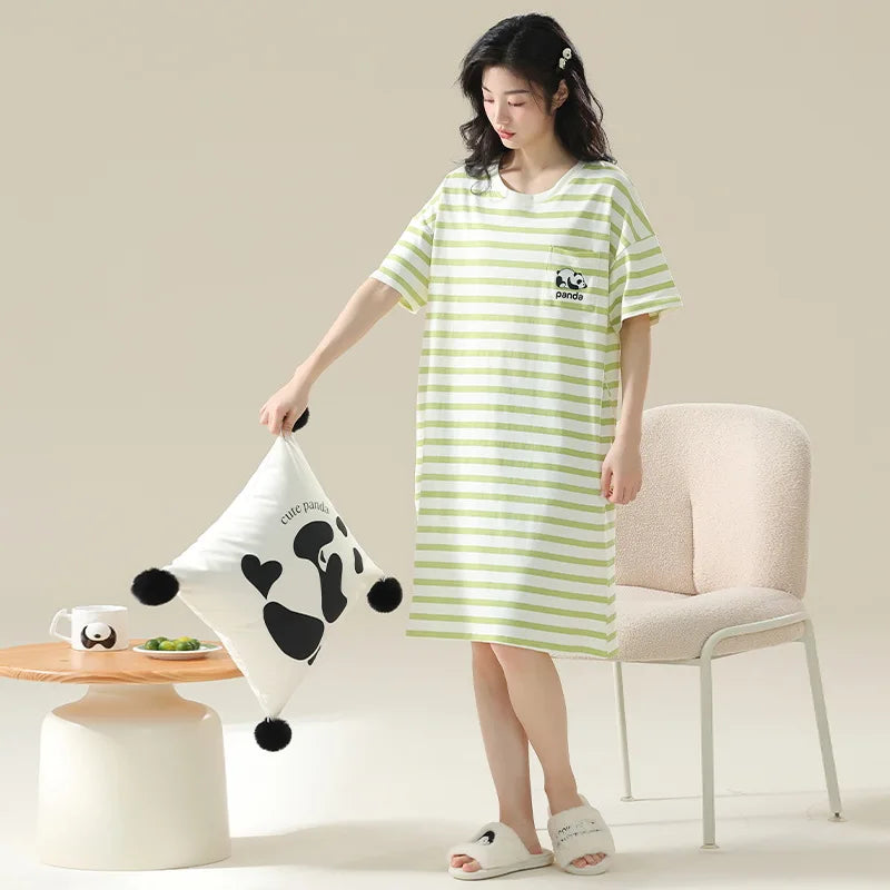 Plus Size Cotton Sleepshirt