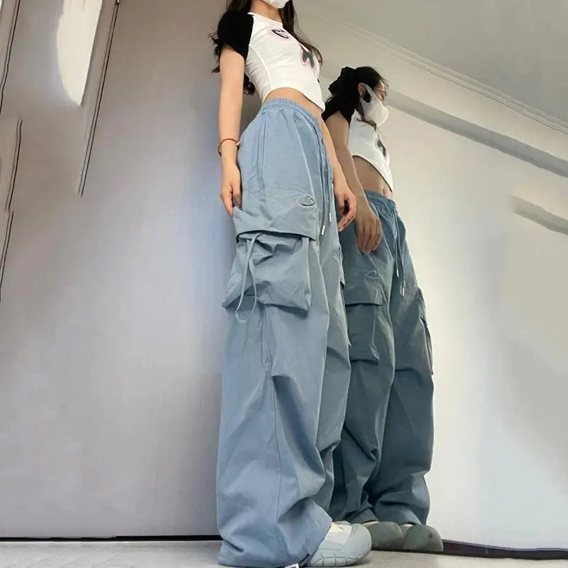 Y2K High-Waist Cargo Pants