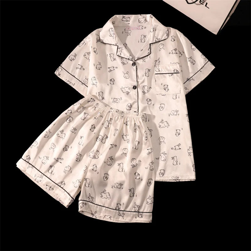 Cherry Print Cami Pajama Set