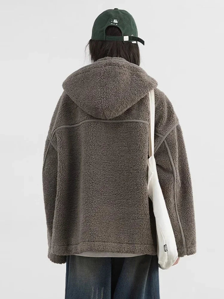 Plush Hooded Winter Jacket