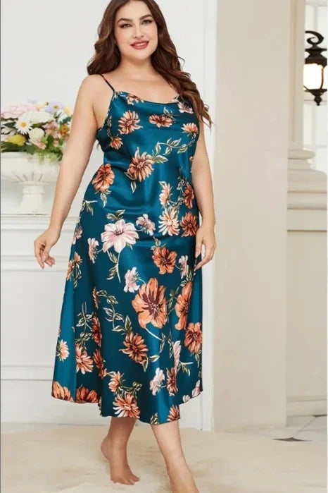Short Satin Nightgown