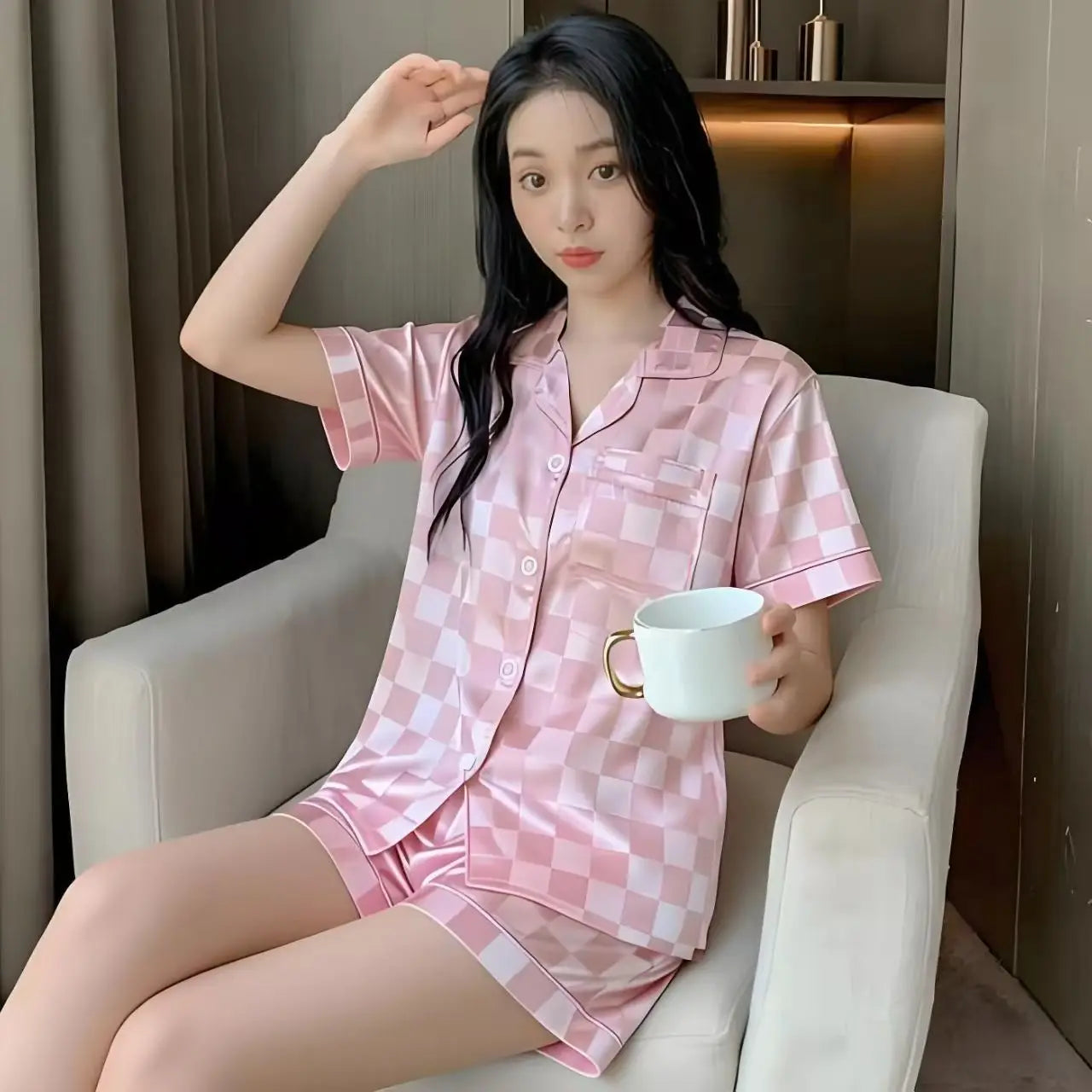 Leopard Print Pajama Set