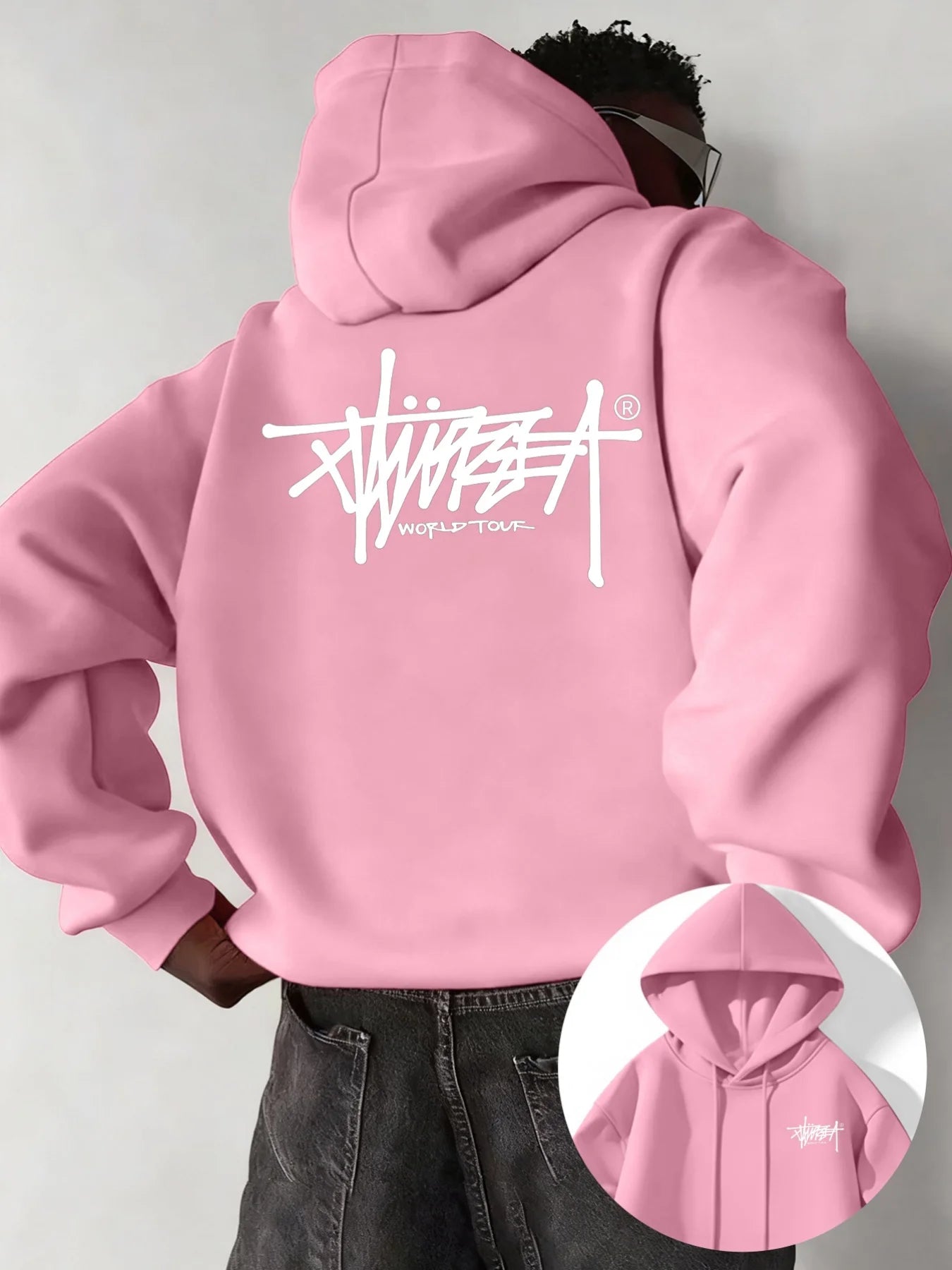 Urban Printed Pullover Hoodie