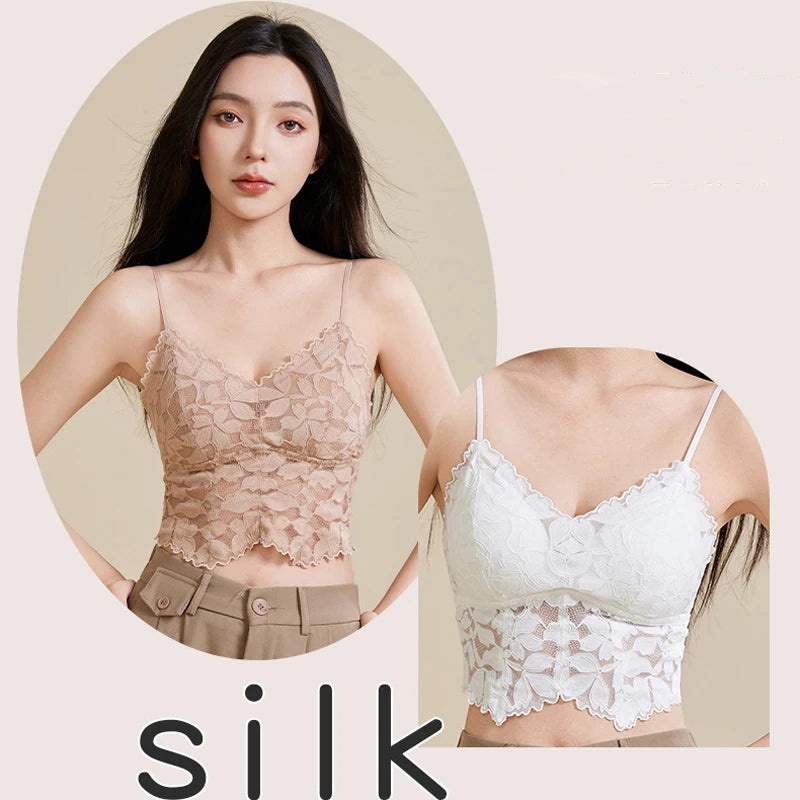Gothic Lace Trim Camisole