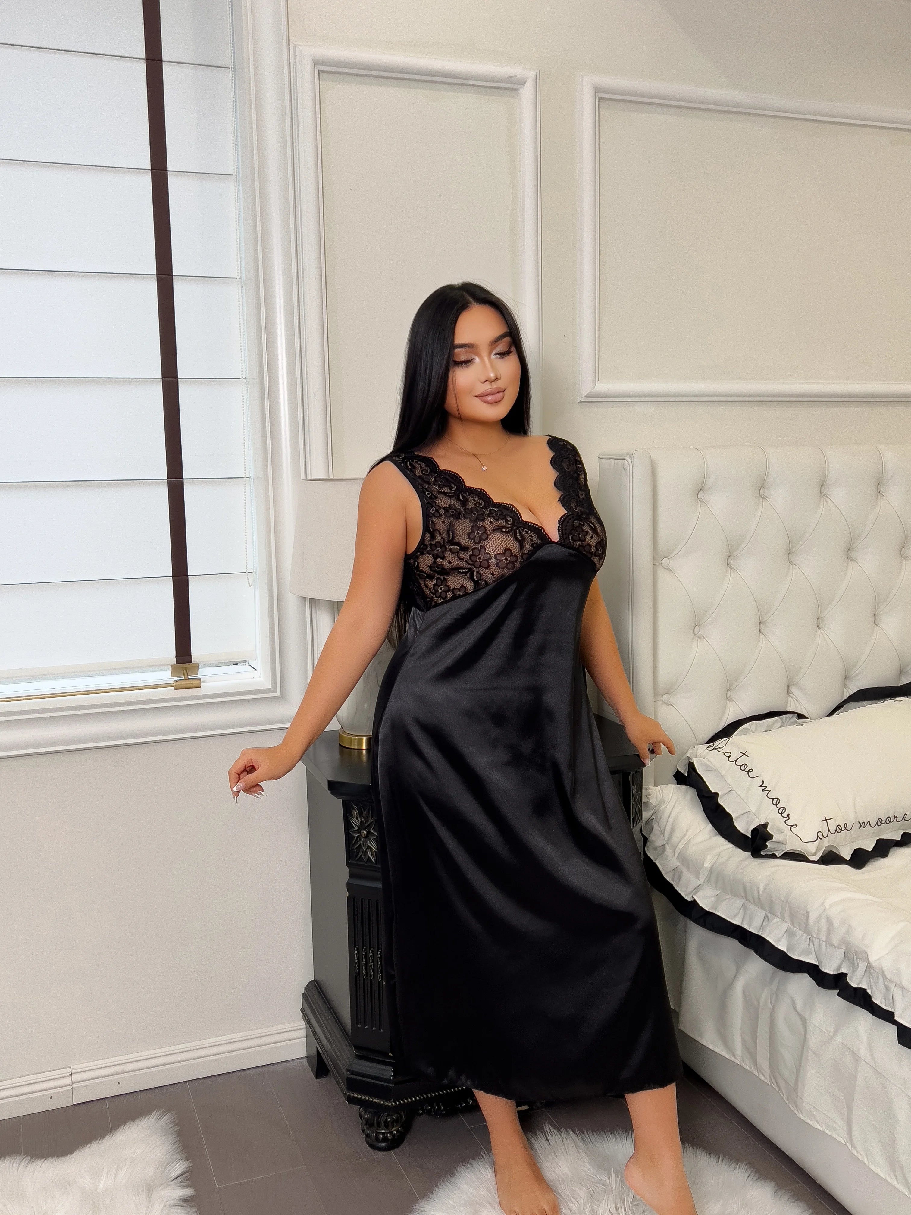 Plus Size Printed Nightgown