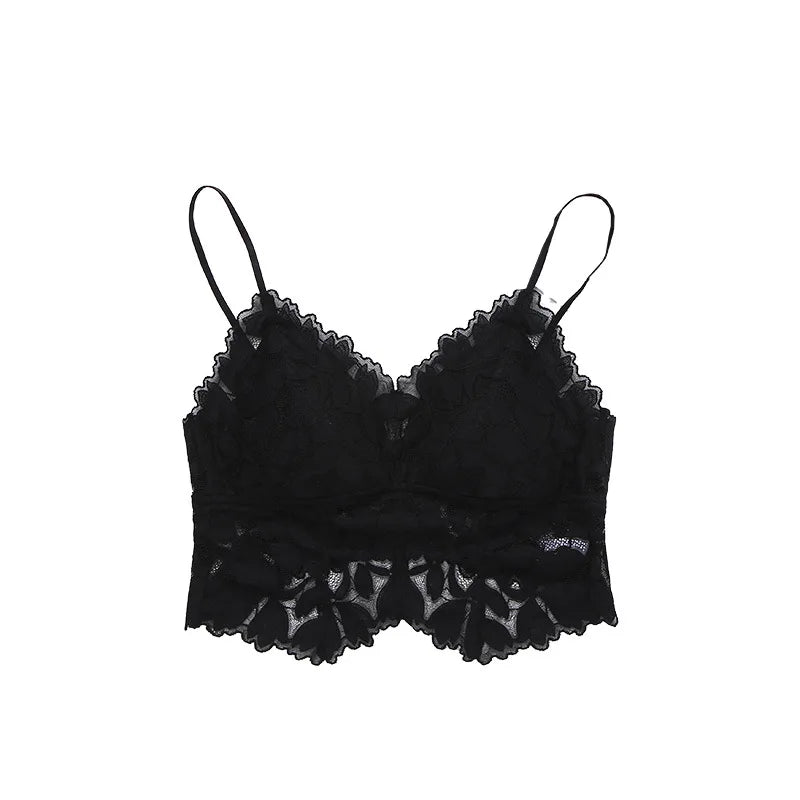 Gothic Lace Trim Camisole
