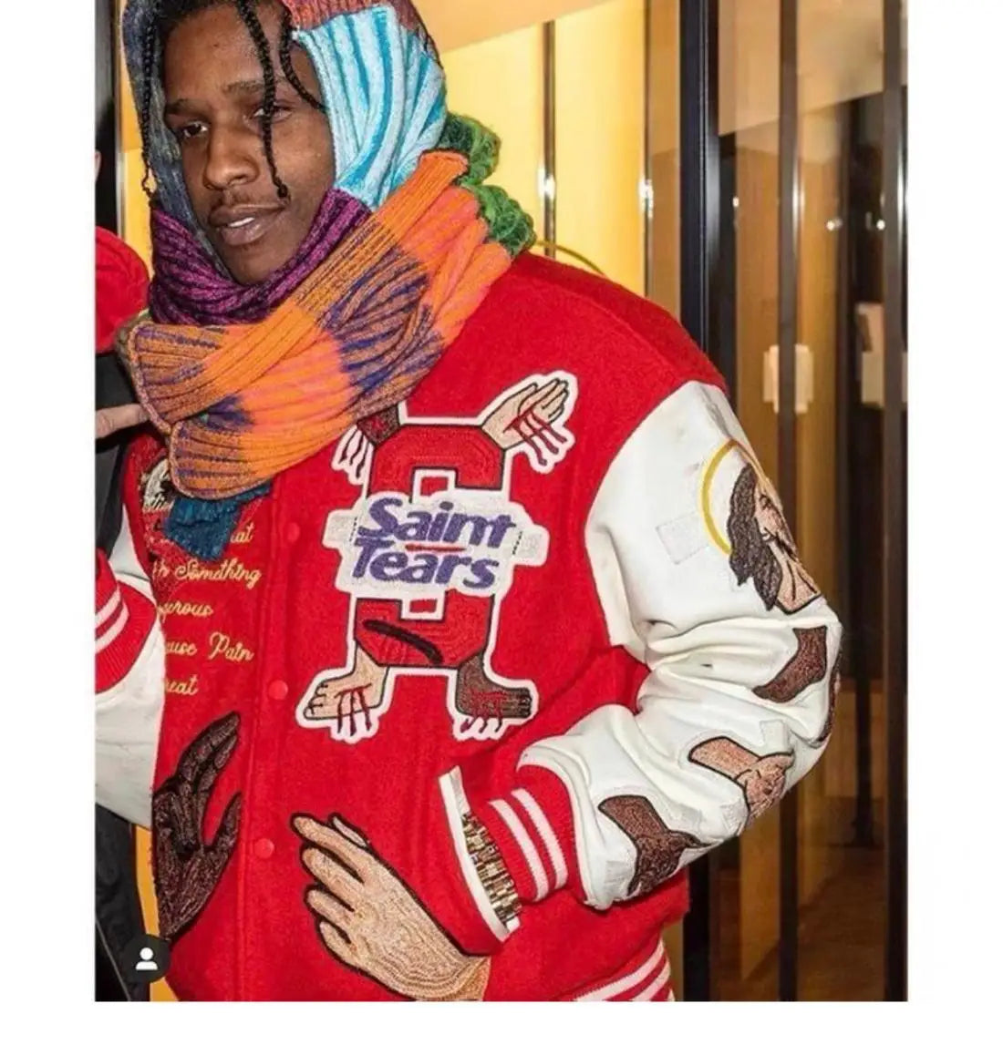 Vintage Patchwork Varsity Jacket