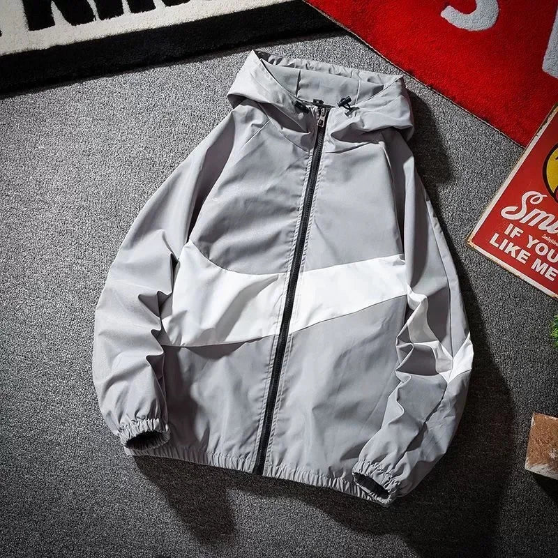 Color Block Sun Protection Jacket