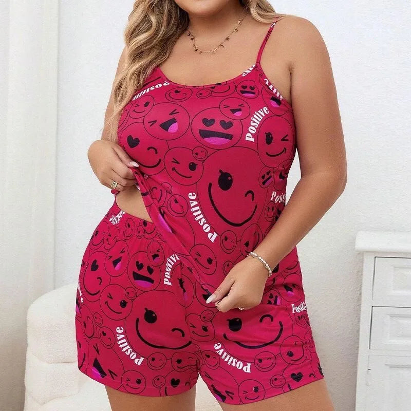 Strappy Satin Pajama Set