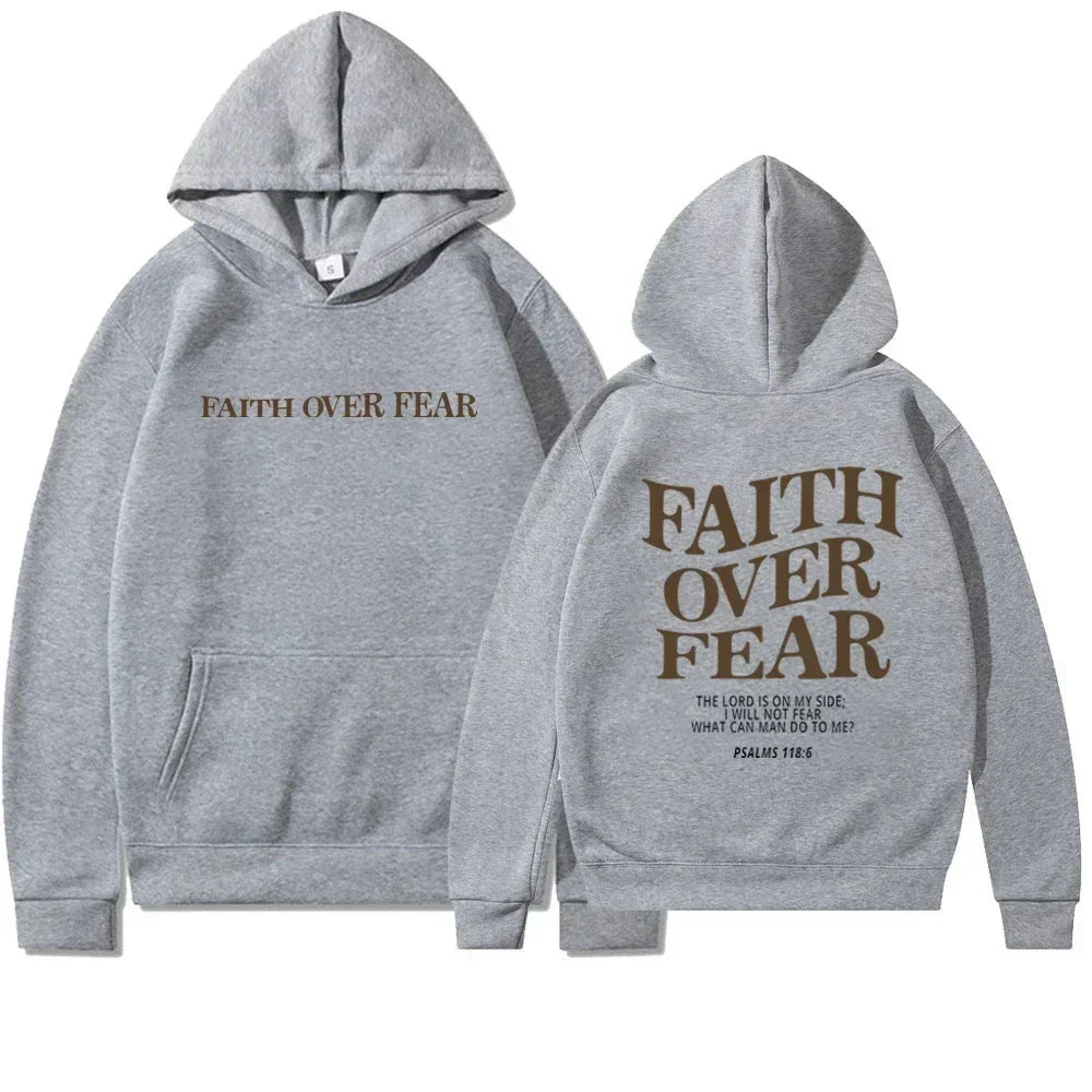 Faith Overcomes Fear Hoodie