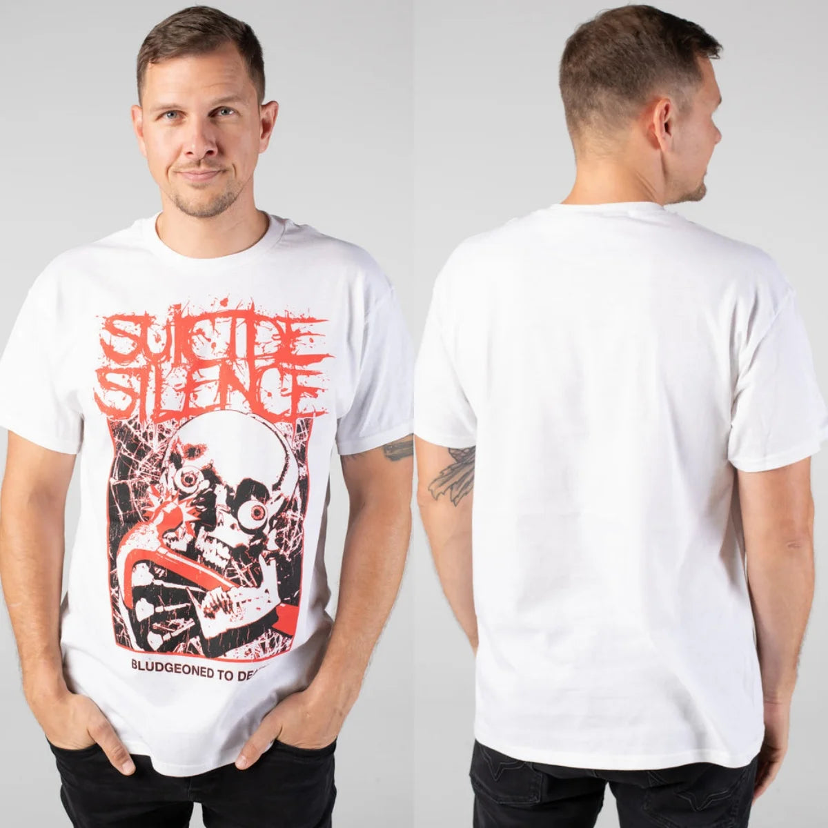 Hot Suicide Silence Graphic Cotton T-shirt Unisex Summer Short Sleeve Fashion Brand Tee Luxury Casual Vintage Tees