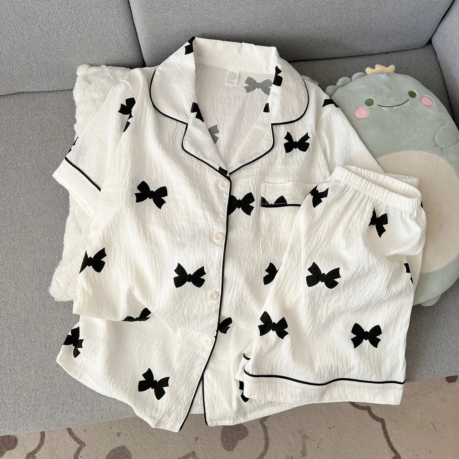 Cherry Print Pajama Set