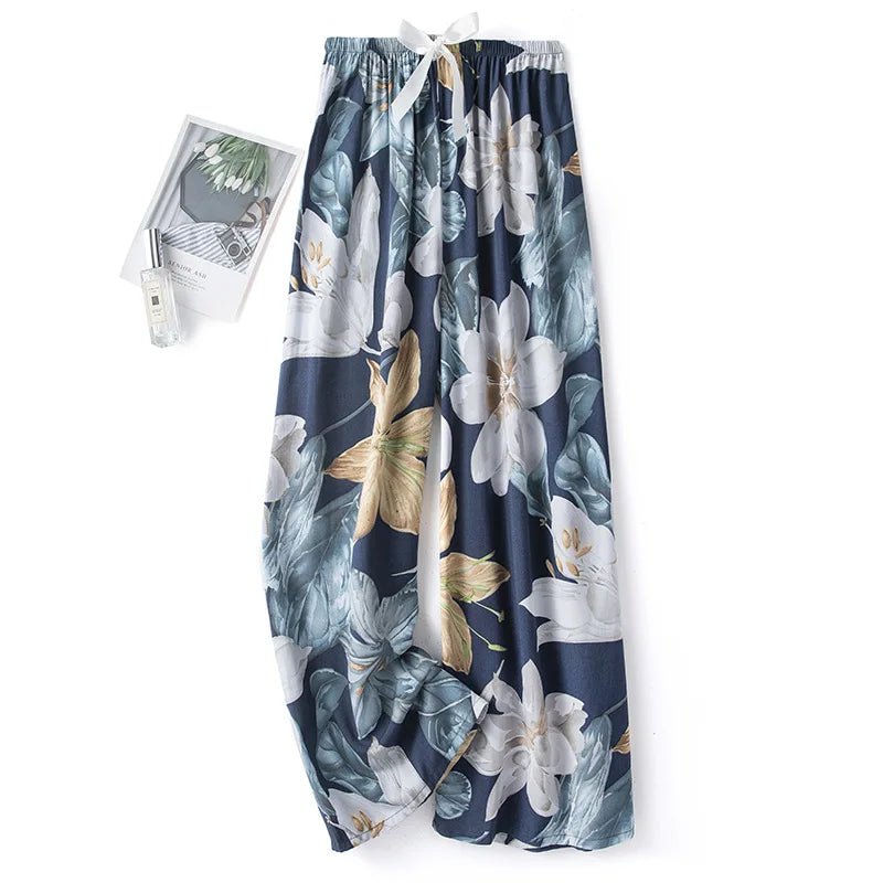 Cotton Crepe Lounge Pants