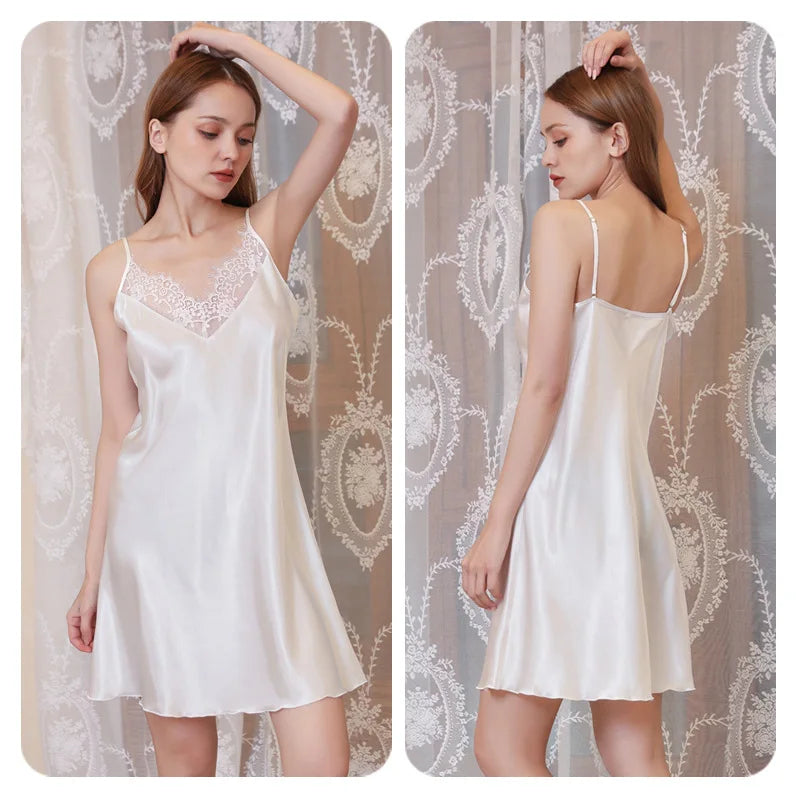 Silk Lace Princess Nightdress
