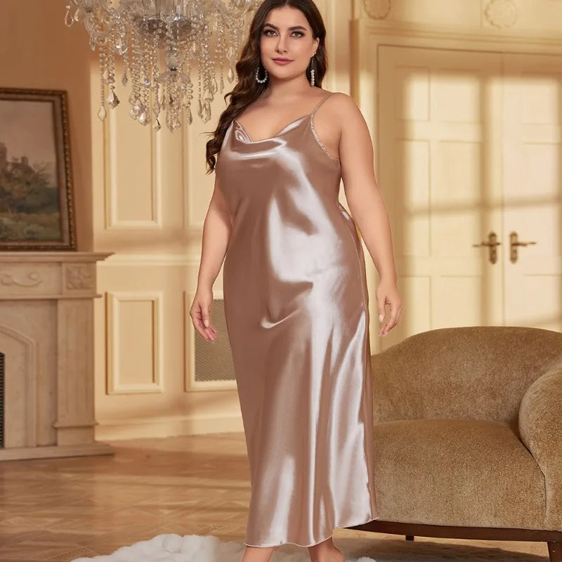 Plus Size Printed Sleep Dress
