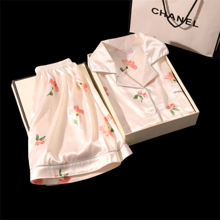 Cherry Print Cami Pajama Set
