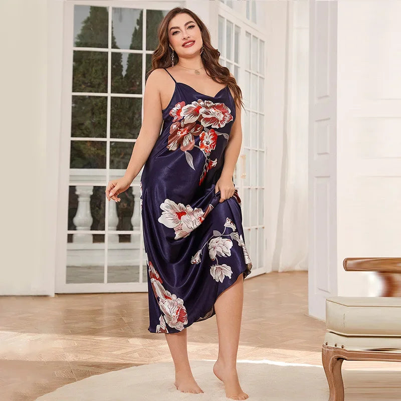 Short Satin Nightgown
