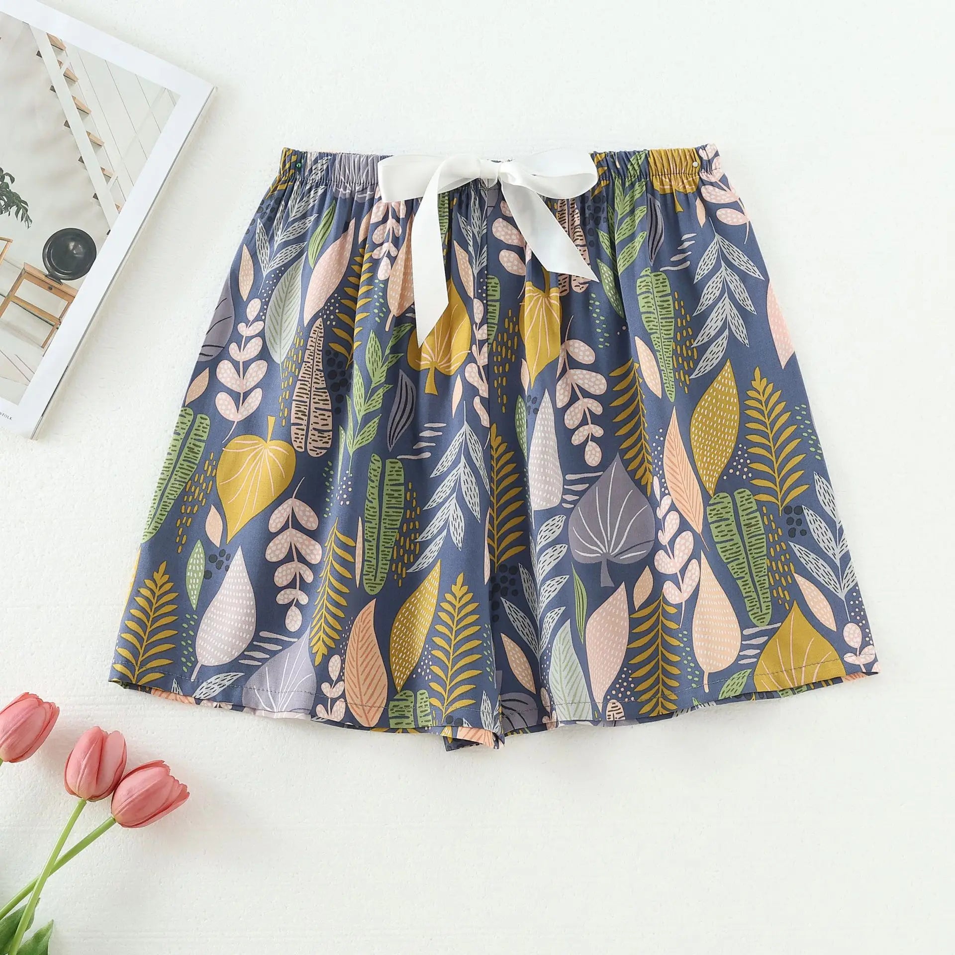 Cotton Crepe Lounge Pants