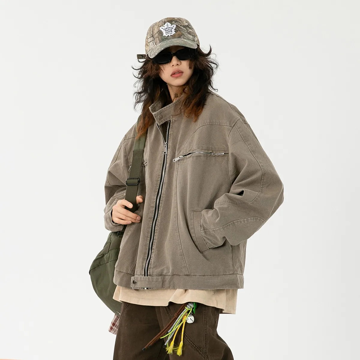 Washed Grey Denim Jacket