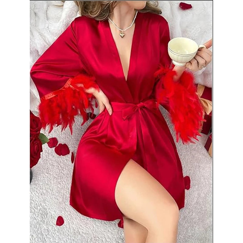 Luxury Silk Satin Robe