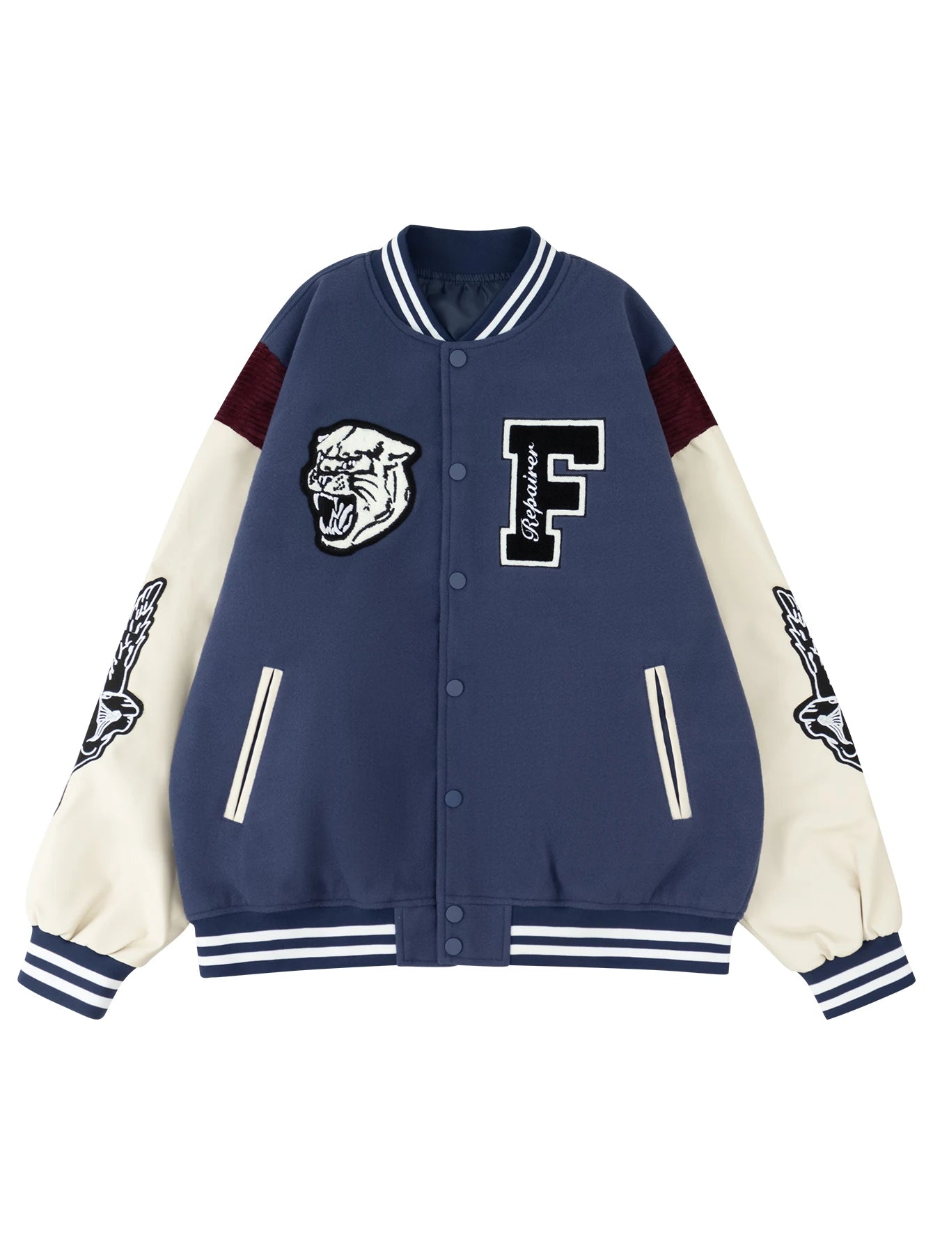 Vintage Letterman Bomber Jacket