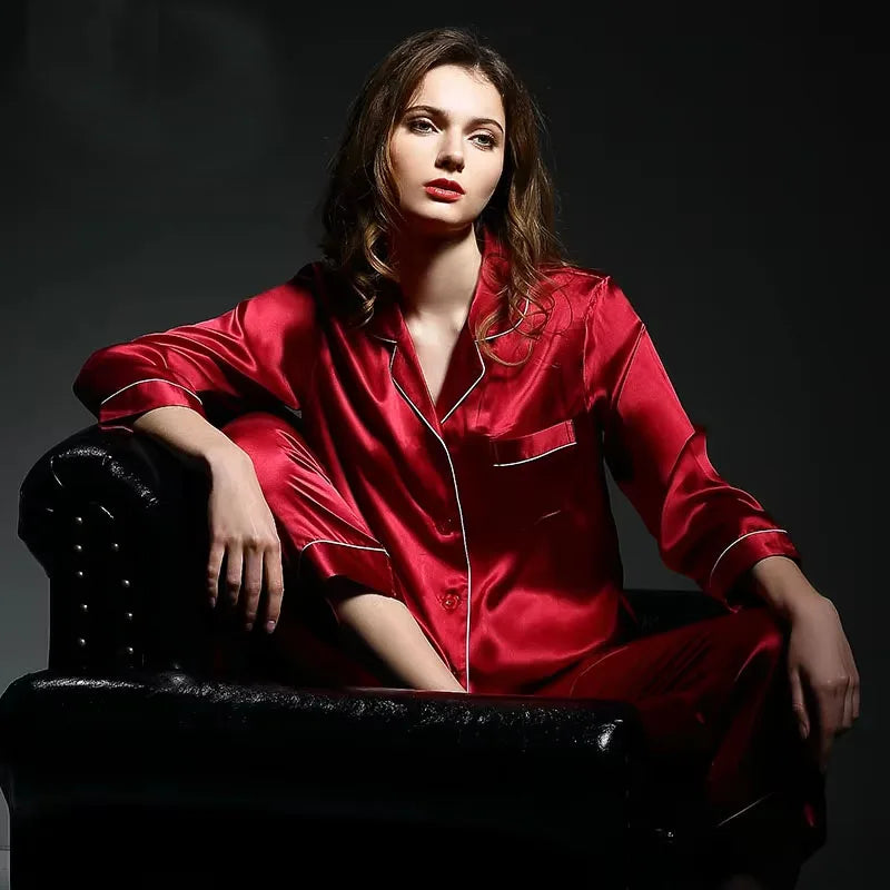 Silk Satin Pajama Set