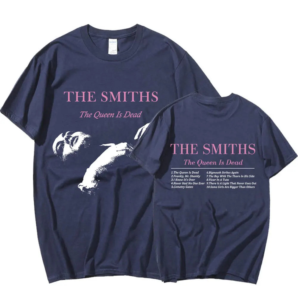 The Smiths The Queen Is Dead T Shirt 1980's Indie, Morrissey Oversized T-shirt Vintage Punk Rock Band T-shirts Streetwear Unisex