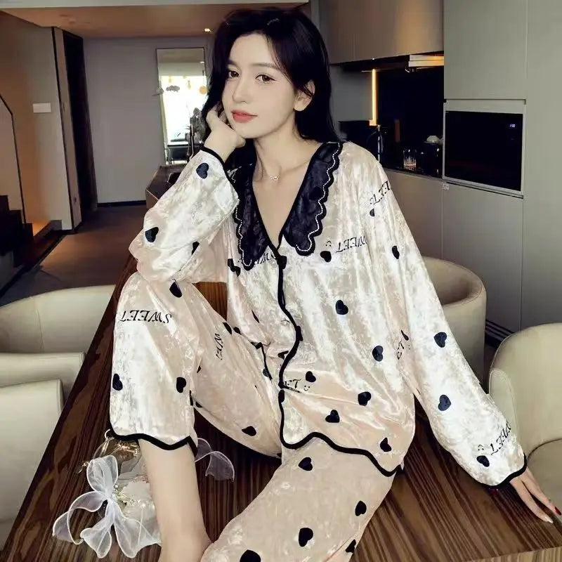 Cartoon Short Sleeve Pajama Set