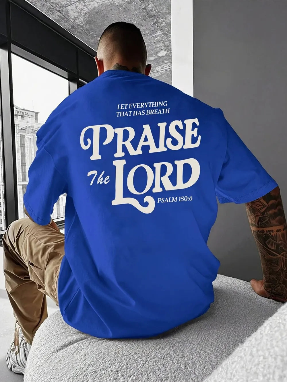 Large Letter Graphic Tee
