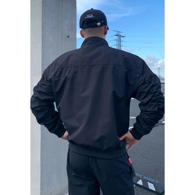 Oversized Moto Bomber Jacket