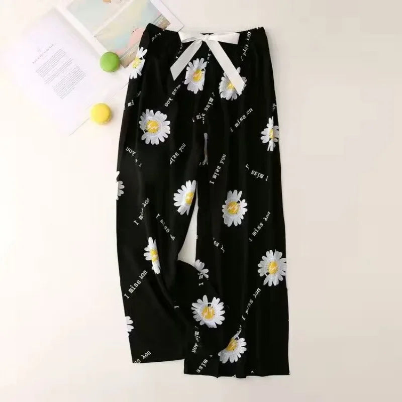 Plaid Cotton Sleep Pants