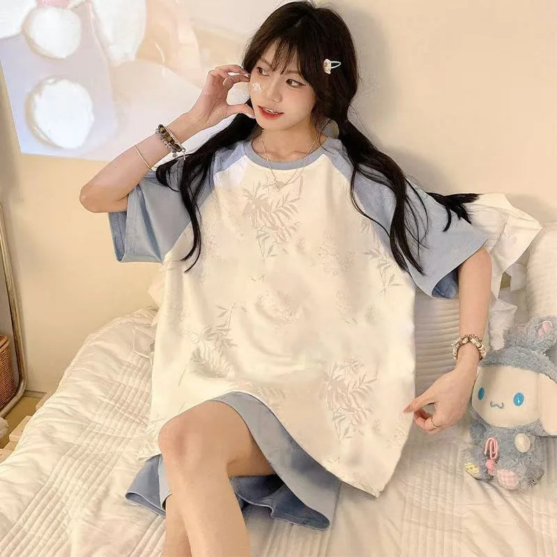 Cartoon Short Sleeve Pajama Set