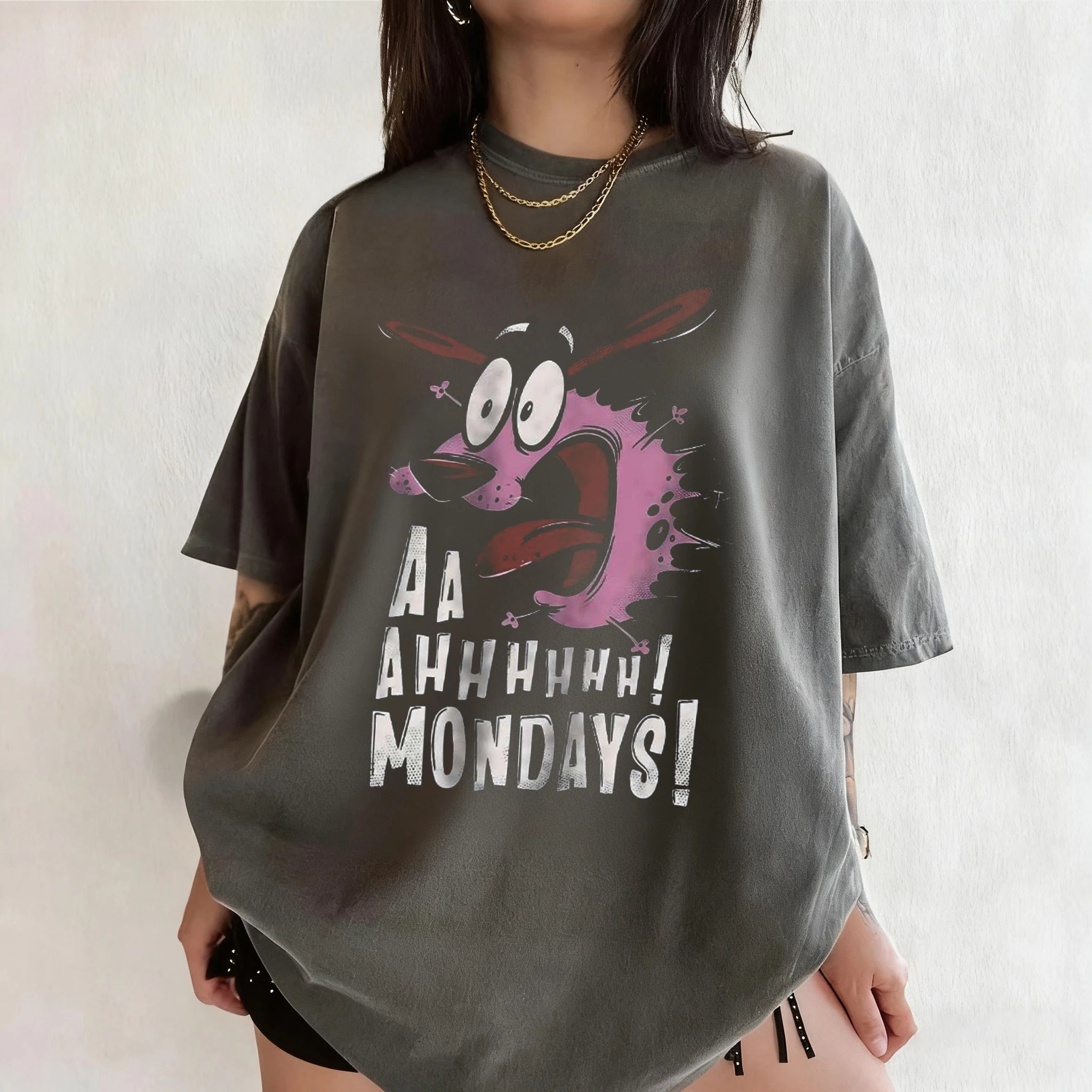 Courage Cowardly Dog Graphic Tee