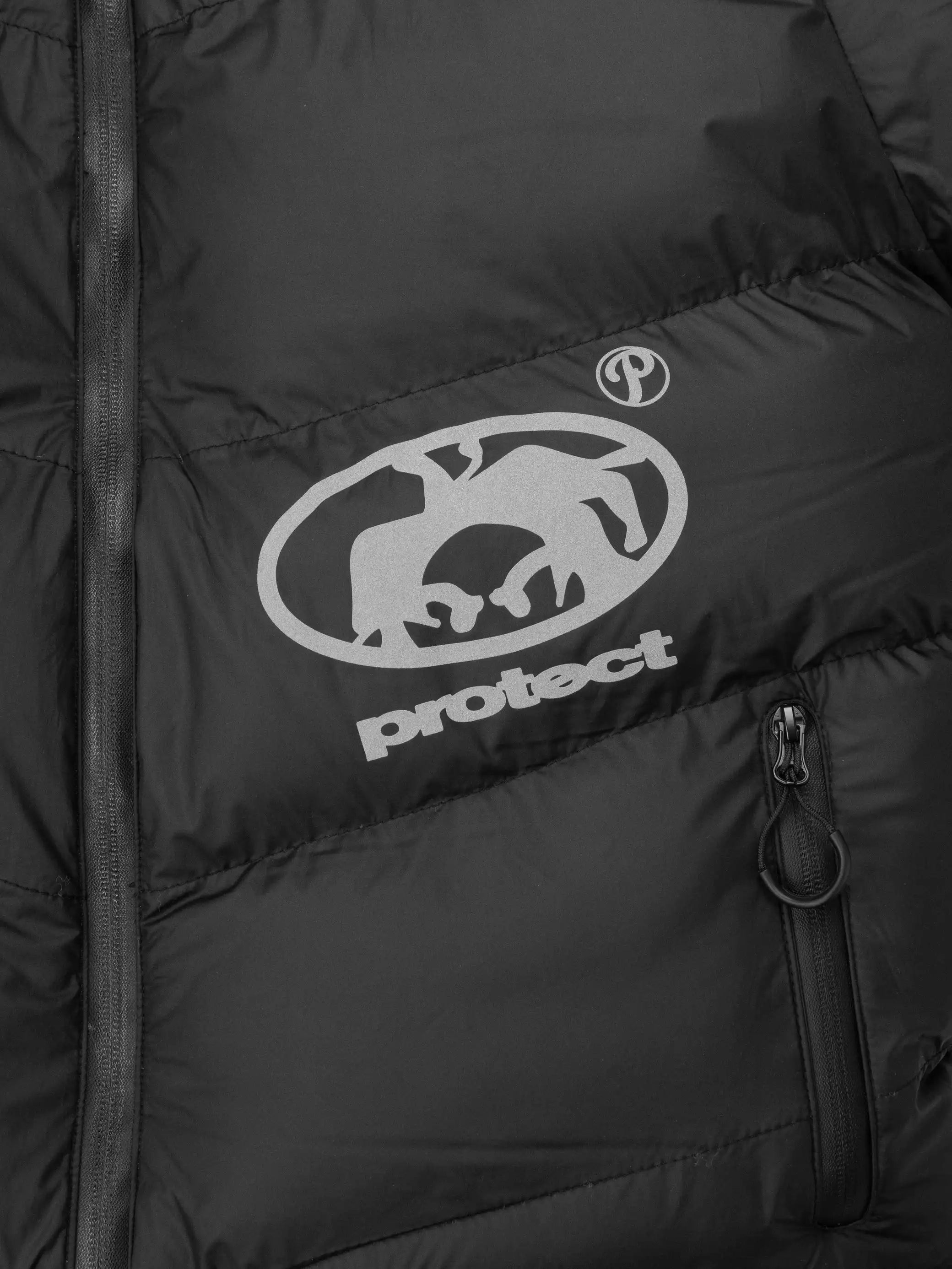 American High Street Protect Down Jacket Retro Reversible Hooded Couples Coat Y2k Hip Hop Streetwear Unisex Casual Puffer Jacket